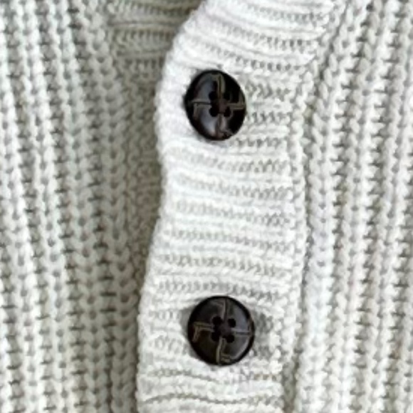 Janie and Jack Wool Blend Knit Sweater Antique White 4 Classic Winter Cozy Warm - Picture 3 of 12